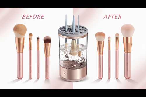 Before & After Electric Brush Cleaner